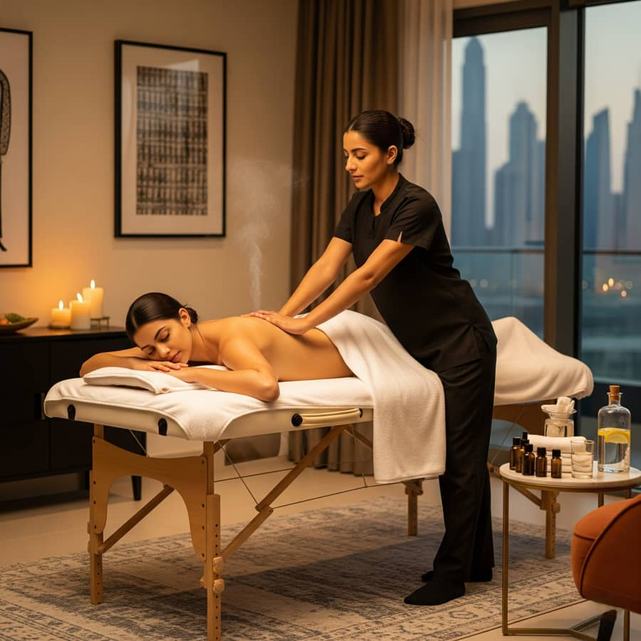 Swedish Massage at Home in Dubai for Women